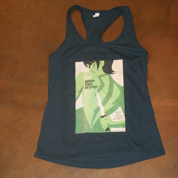 Star Trek Racerback Medium Blue Whom Gods Destroy Original Series Tank Chest:31" - Picture 5 of 8